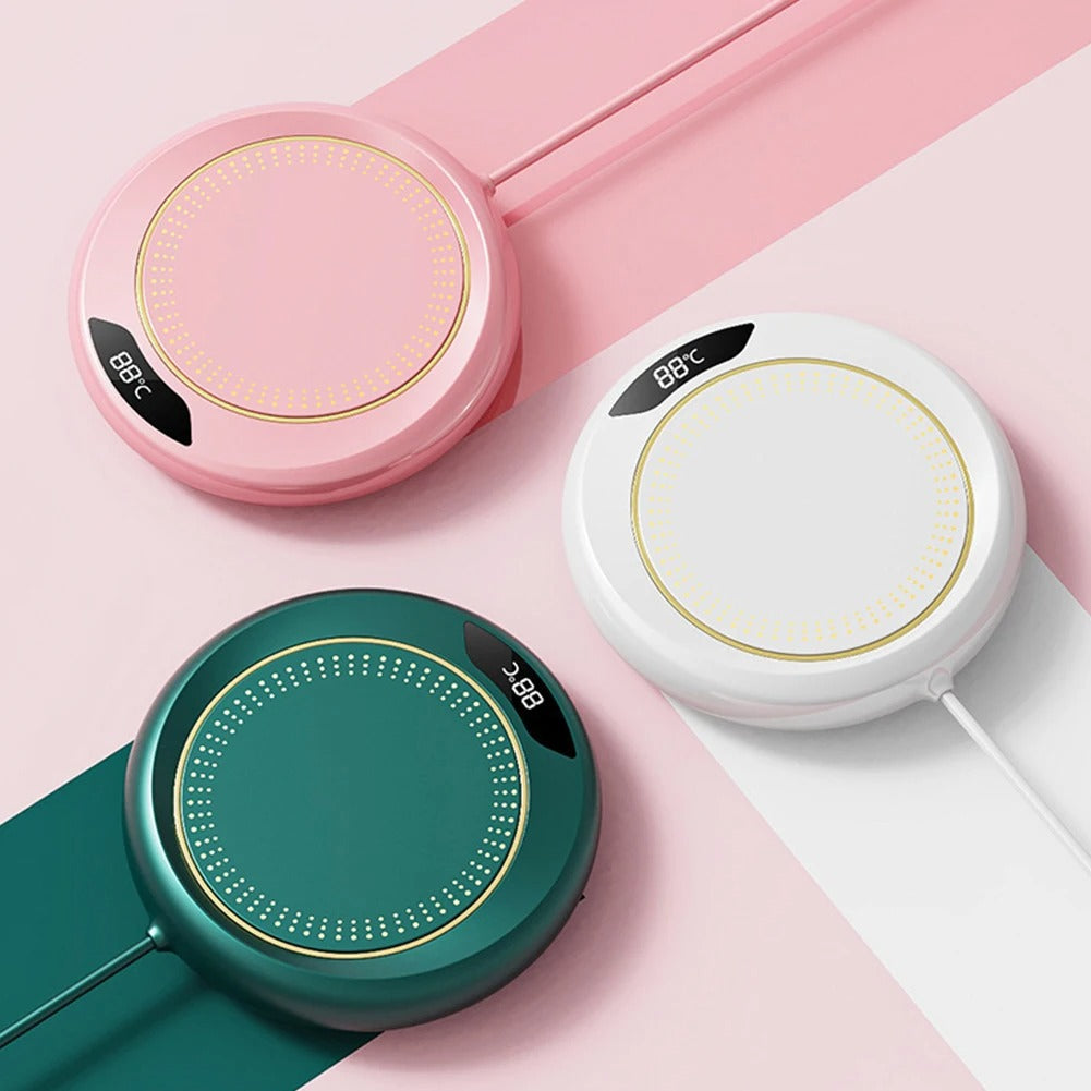 USB Cup Warmer Milk Tea Water Heating Pad Electric Coffee Mug Heating Coaster 3 Gears Constant Thermostatic Hot Plate Cup Heater
