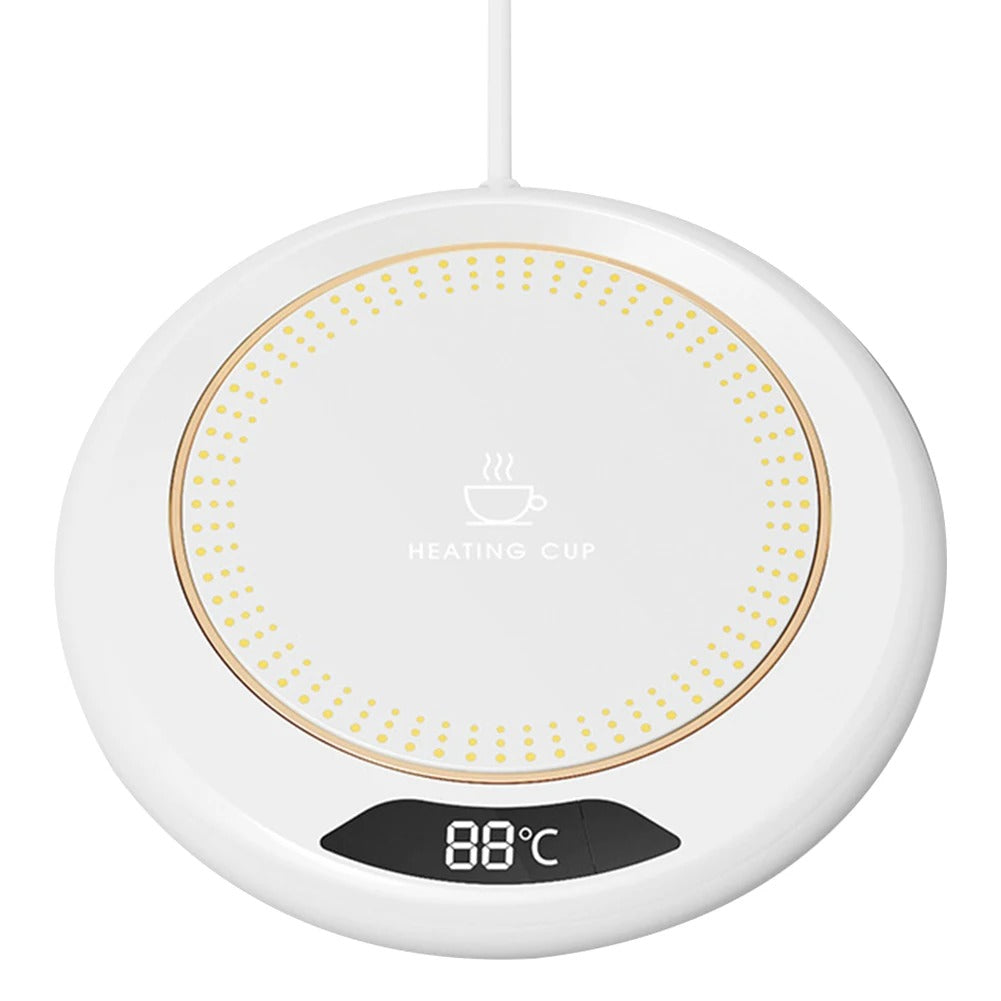 USB Cup Warmer Milk Tea Water Heating Pad Electric Coffee Mug Heating Coaster 3 Gears Constant Thermostatic Hot Plate Cup Heater