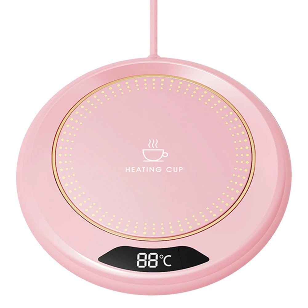 USB Cup Warmer Milk Tea Water Heating Pad Electric Coffee Mug Heating Coaster 3 Gears Constant Thermostatic Hot Plate Cup Heater